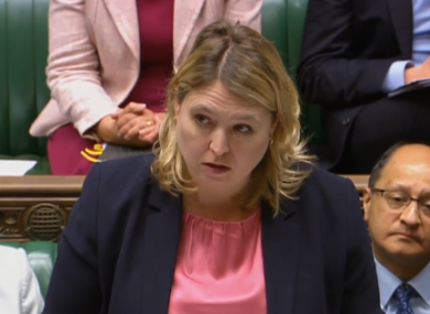 Karen Bradley addressing the House of Commons