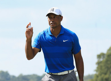 Tiger is on the prowl.
