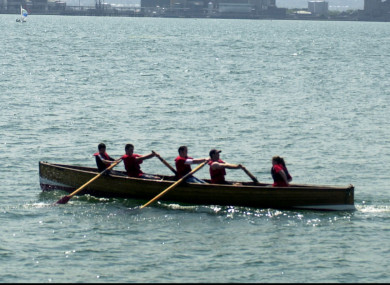 File photo - scouts rowing
