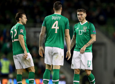 Ireland were held to a 0-0 draw against Denmark on Saturday night at Lansdowne Road.