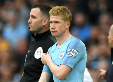 Manchester City star Kevin De Bruyne