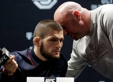 UFC lightweight champion Khabib Nurmagomedov
