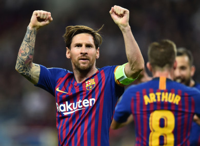 Lionel Messi (file pic).