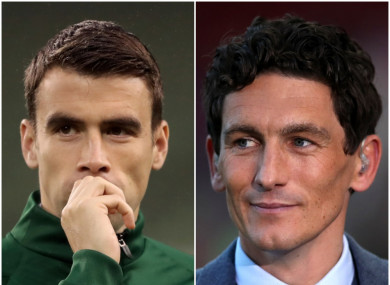 Seamus Coleman and Keith Andrews.