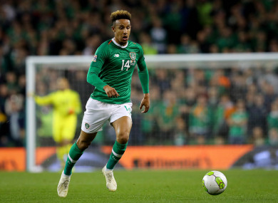 Callum Robinson (file pic).