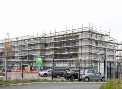 Damaged School Buildings at Ardgillan Community College