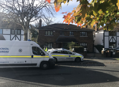 Gardaí are at the scene in Foxrock this morning.