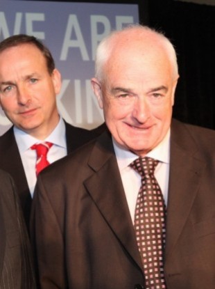 Micheal Martin and Ned O'Keeffe in 2009