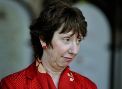 European Union foreign policy chief Catherine Ashton.