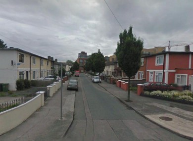 Loreto Road in Dublin where one of the IEDs was found (File photo)