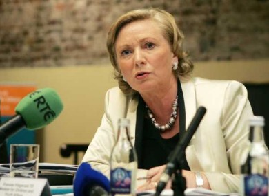 Minister for Children and Youth Affairs, Frances Fitzgerald TD, at the publication of Children First: National Guidance for the Protection and Welfare of Children 2011.