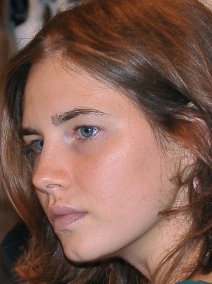 Amanda Knox attends an hearing of her appeals case at the Perugia court, Italy, Wednesday, Sept. 7, 2011.