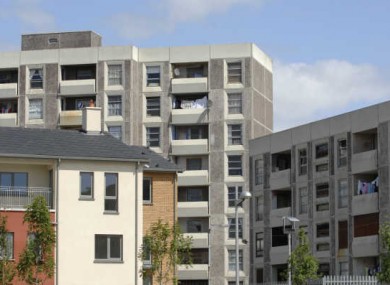File photo of a Ballymun tower.