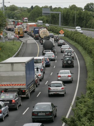 Traffic on the M7, Dublin
