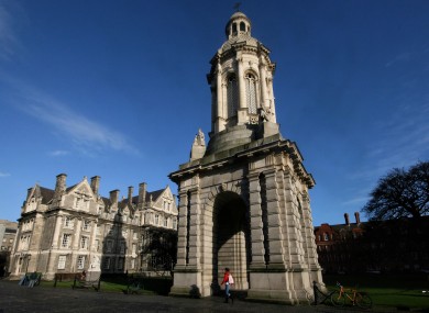 Buildings on the campus of Trinity College in Dublin