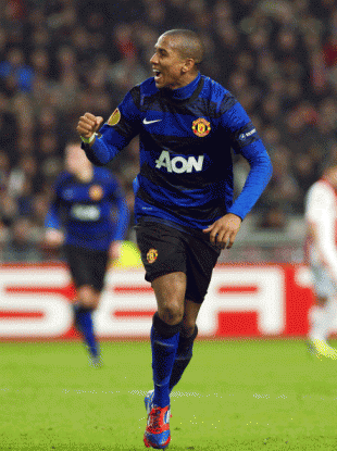Ashley Young: on the double last weekend.