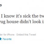 Well... actually, he was just watching Ross Kemp on Gangs.