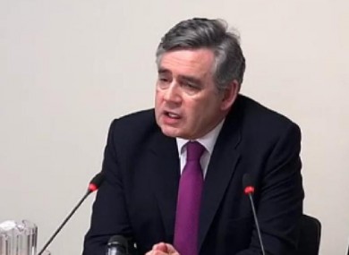 Gordon Brown testifies at the Leveson inquiry today.