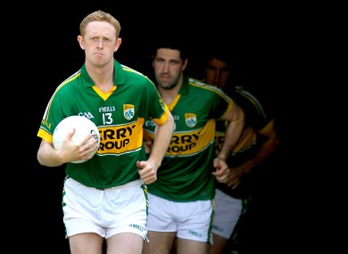 Colm Cooper leads his side out to play Limerick last month.