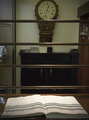 The pawnbrokers book at Kearns Pawnbrokers and Jewellers.
