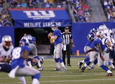 Eli Manning: his attempt to lead the Giants to back-to-back Super Bowls begins tonight.