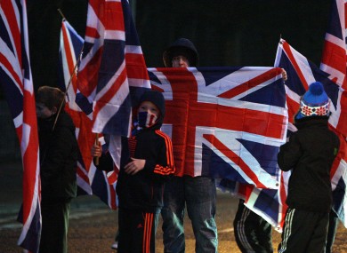 Loyalists block roads in north Belfast as the ongoing flag dispute continued last week.