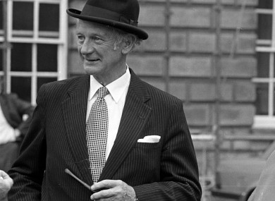 In the 1980s, it was still common to see politicians, well-known figures and even sportsmen smoking in public. Here, former taoiseach Jack Lynch takes a pipe.