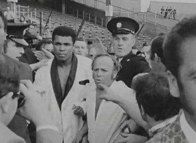 Getting Ali to the ring in Croke Park in 1972