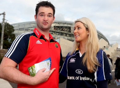 Not bluffers: Paul Keating from Tipperary with his partner Caitriona Dalton from Carlow.