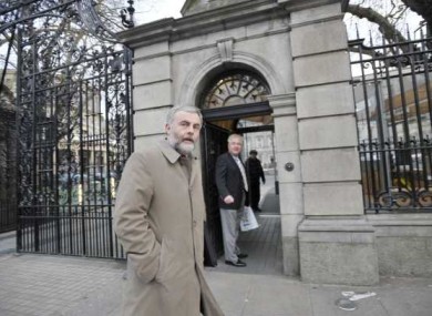 SIPTU General President, Jack O'Connor on his way into the Dáil last month.