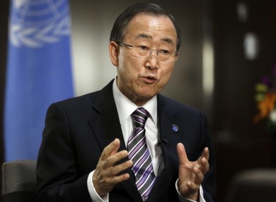 United Nations Secretary General Ban Ki-moon