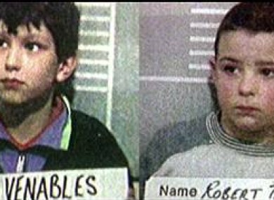 The identities and images of Venables and Thompson were only released after they were convicted of James Bulger's murder in 1993.