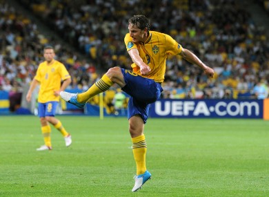 Sweden's Kim Kallstrom possesses a potent left foot.