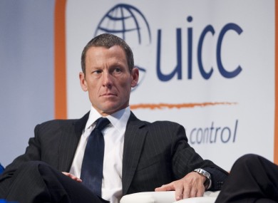 Lance Armstrong (file photo).