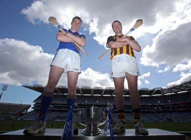 Brendan Maher of Tipperary and JJ Delaney of Kilkenny.