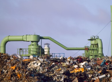 Landfills are common sources of methane, which is produced as waste decomposes.