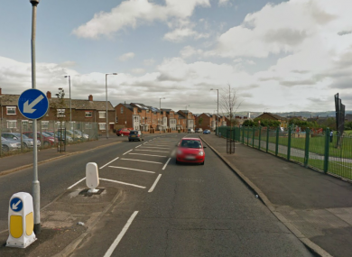 Oldpark Road in Belfast, where a prison officer was the victim of an attempted murder in 1977.