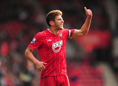 Adam Lallana scored Southampton's second goal.