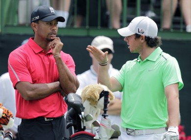 Woods and McIlroy.