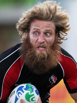 No need to fear this beard as flanker Adam Kleeberger is not playing tonight.