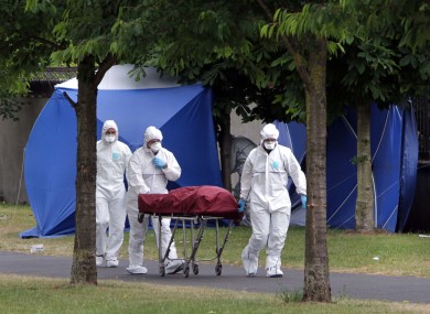 The scene of the shooting on 15 July.
