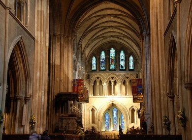 The interior of St Patrick's Cathedral
