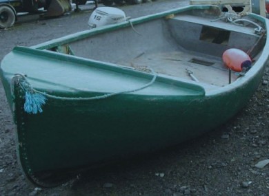 James Tate's 16-foot fibreglass punt