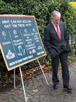 FG's Richard Bruton with suggestions for where the €20 million could be spent.
