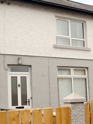 Trinity Terrace in Lisburn, Co Antrim where the body of Brendan Owens, three, was found in July.