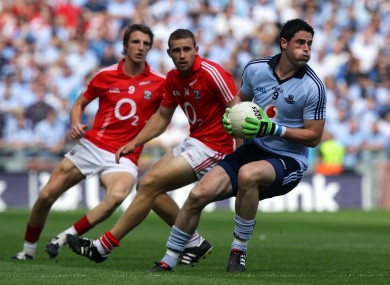 Cork's Aidan Walsh and Ciaran Sheehan (left).