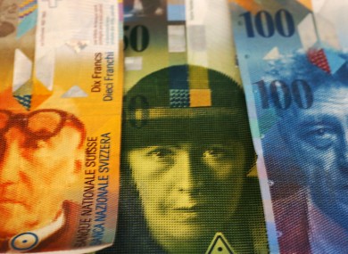 Swiss francs.