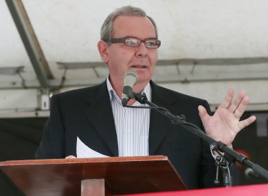 Former billionaire, Sean Quinn opening the Ballinamore Family Festival in August.