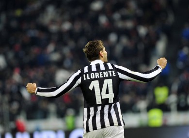 Juventus forward Fernando Llorente.