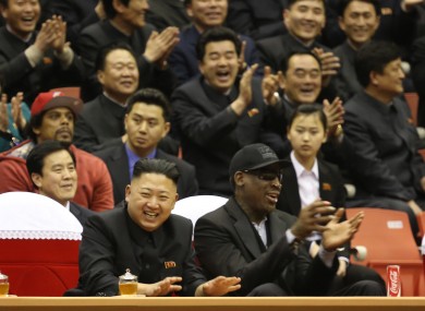 Rodman and North Korean leader Kim Jong-un.